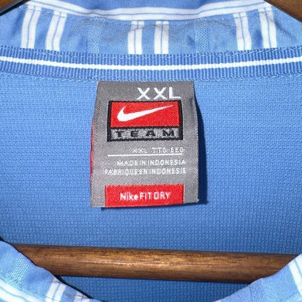 UNC University of North Carolina Nike Golf Dri Fit Golf Polo Shirt Size XXL - Picture 2 of 9